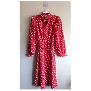 Vintage Marjorie Hamilton Jacquard Dress